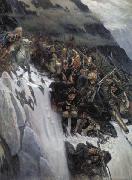 March of Suvorov through the Alps Vasily Surikov